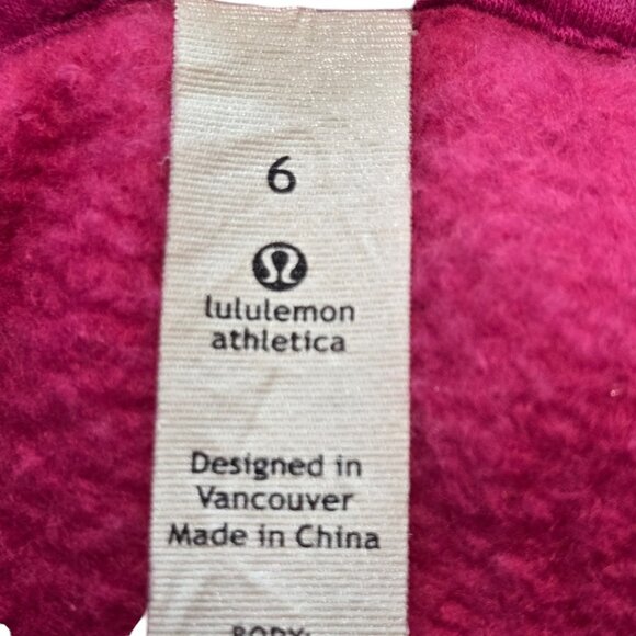 SZ 6 Lululemon Cuddle Up Jacket in Paris Pink *Sparkle* - Picture 2 of 10